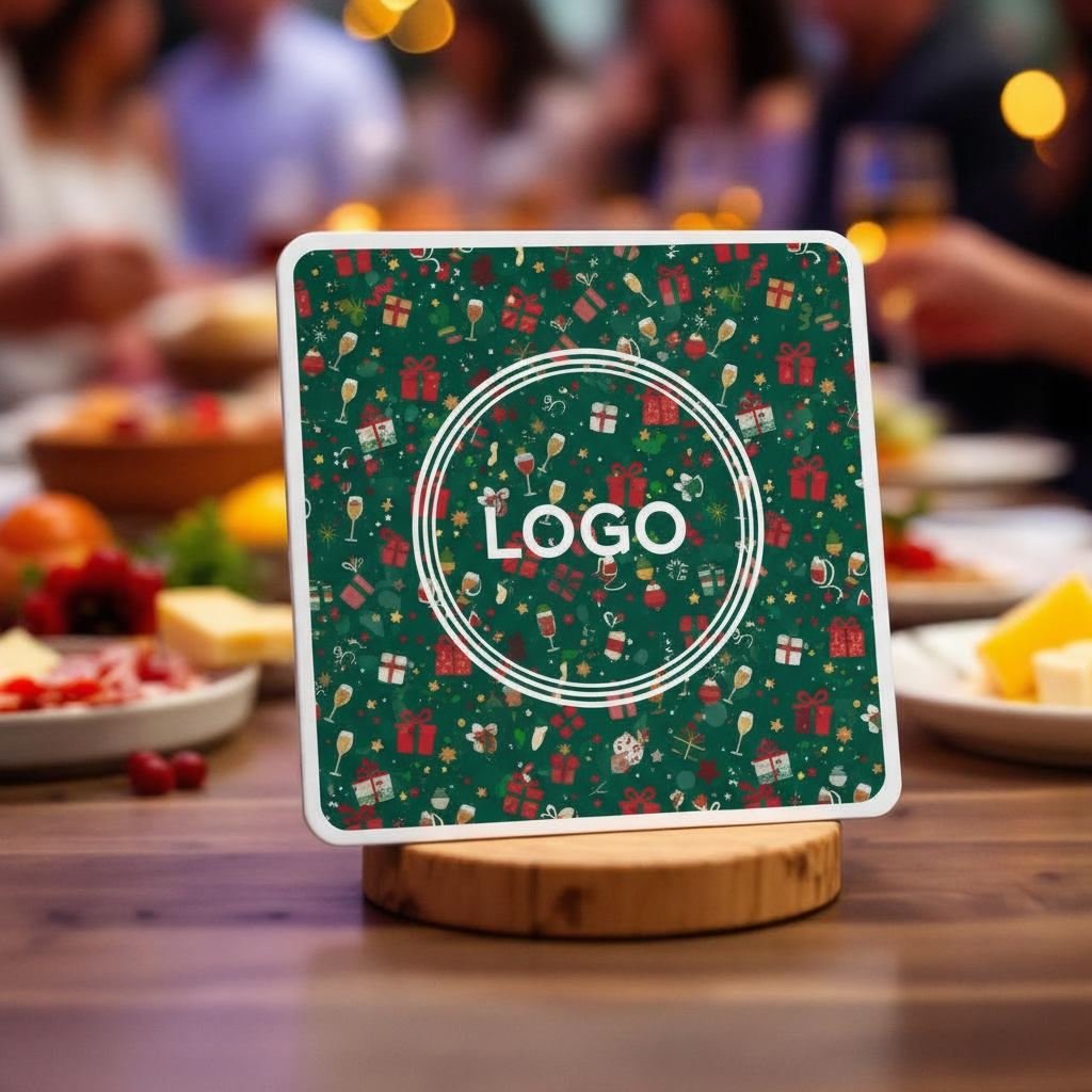 SOUS-VERRE CARRÉ IMPRIMÉ COULEUR